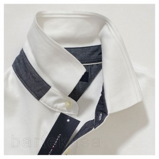 Koszulka Polo Tommy Hilfiger - Biala